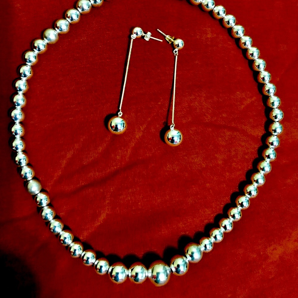 SS BEAD NECKLACE